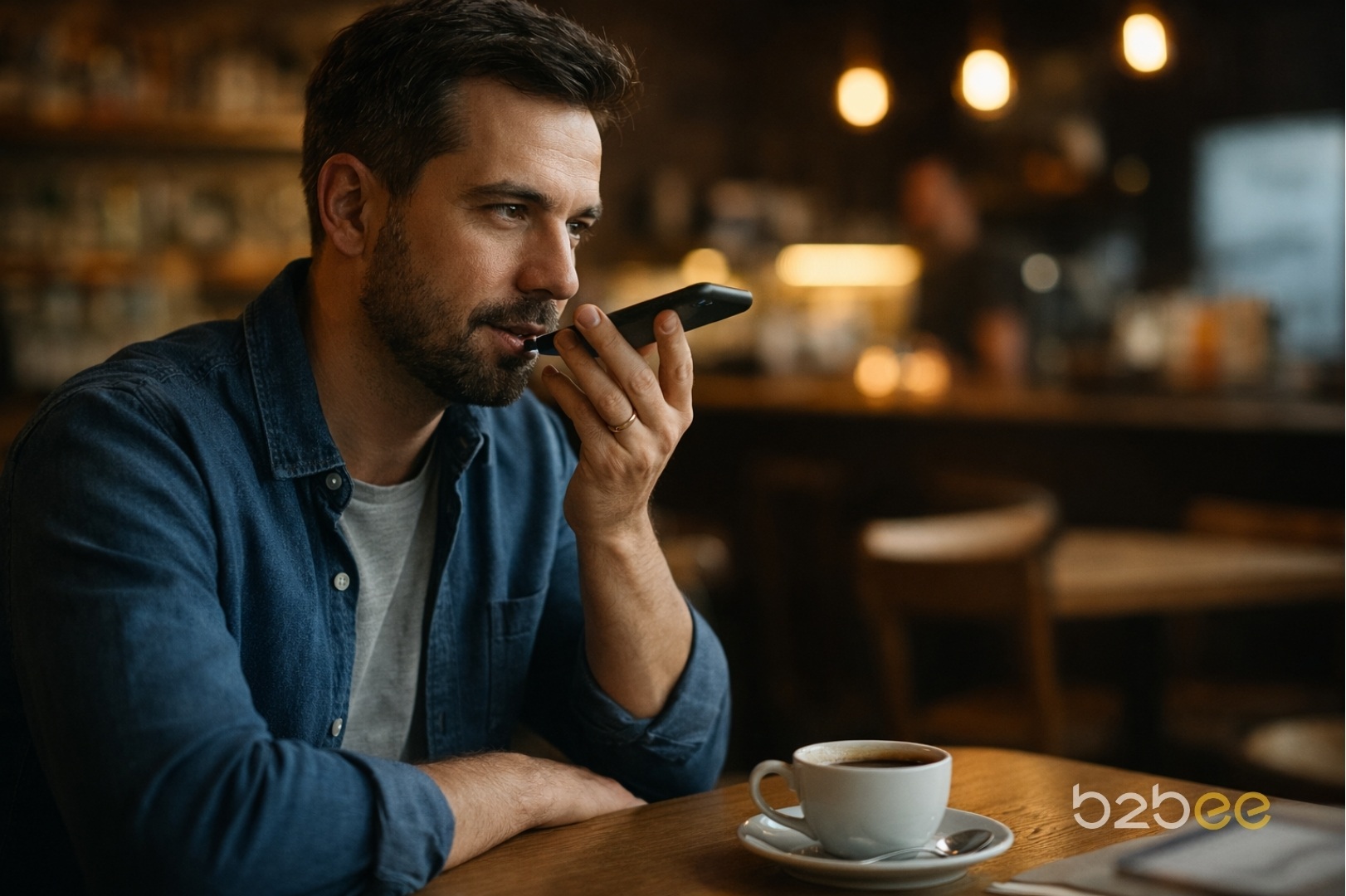 Comparación antes y después de BeeAI que muestra menos trabajo manual y más pedidos